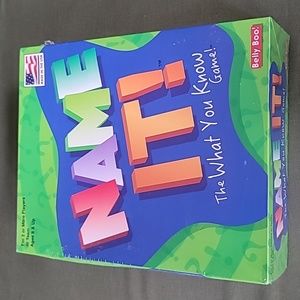 Belly Boo Name It! The What You Know Game!